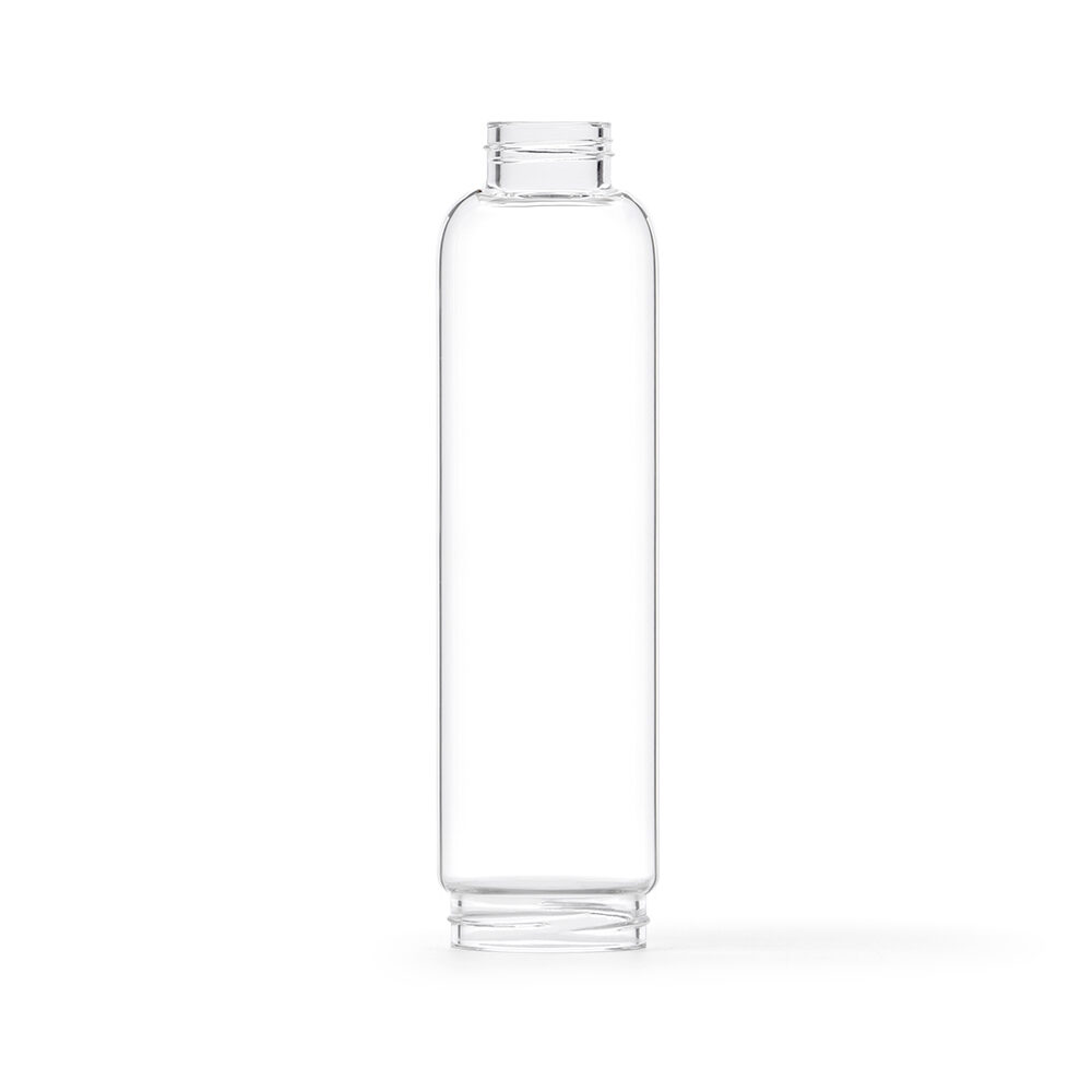 Ersatz-Glaskörper aus Borosilikatglas für eine Tee-Flasche mit doppelter Öffnung.