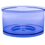 Blauer oberer Einfülltank als Ersatzteil für einen Stand-Wasserfilter von Lotus Vita.