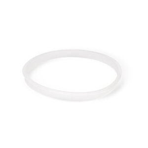 Transluzenter Silikon-Dichtungsring für einen Bambusdeckel, passend für Glas-Wasserfilterkannen von Lotus Vita.